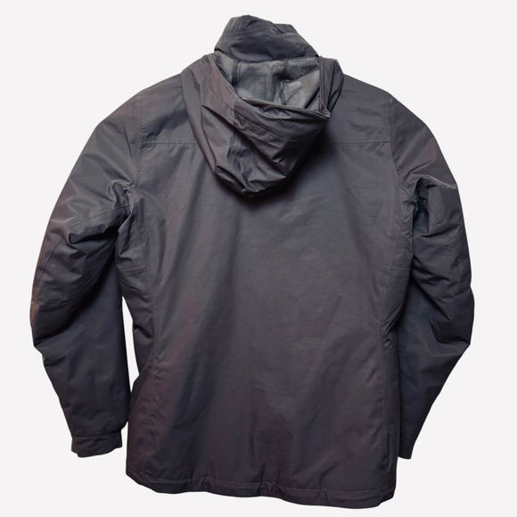 Adidas ClimaProof Large Dark Gray Waterproof Insulated Hooded Jacket Chest 46" - Picture 3 of 15